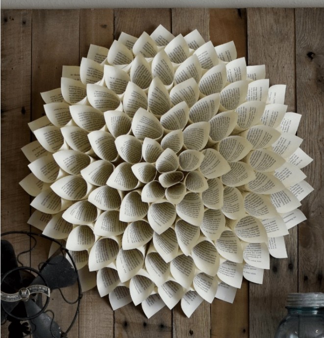 Как изготовить цветок георгина из бумаги